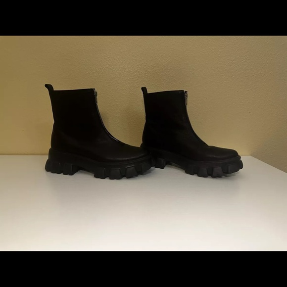 Raye Eclipse Boots In Black Size 9 With Zip Front. Platform. Great Condition. - Picture 8 of 8